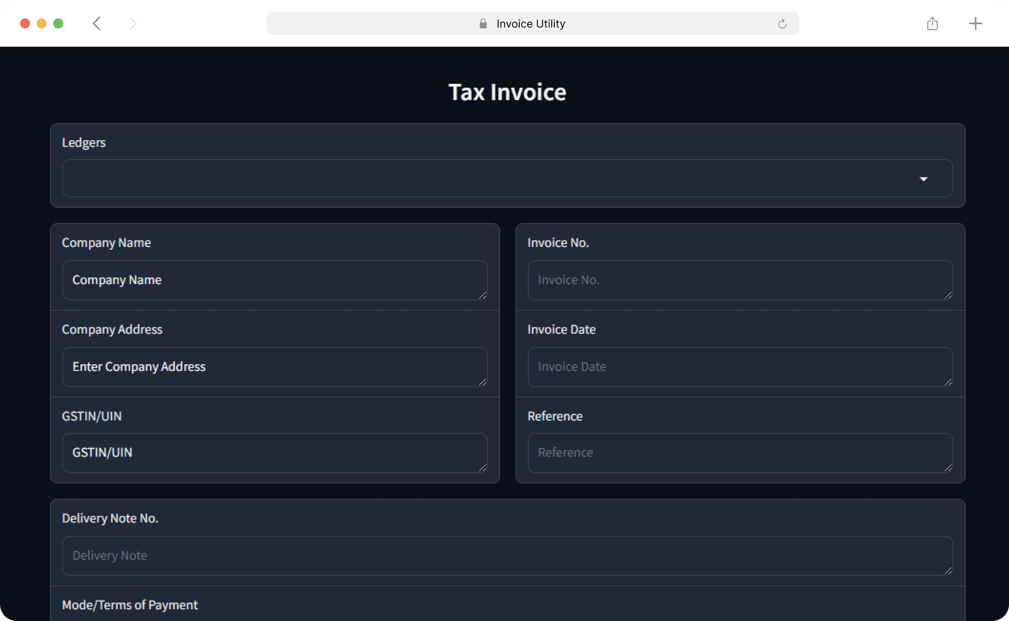 invoice-utility