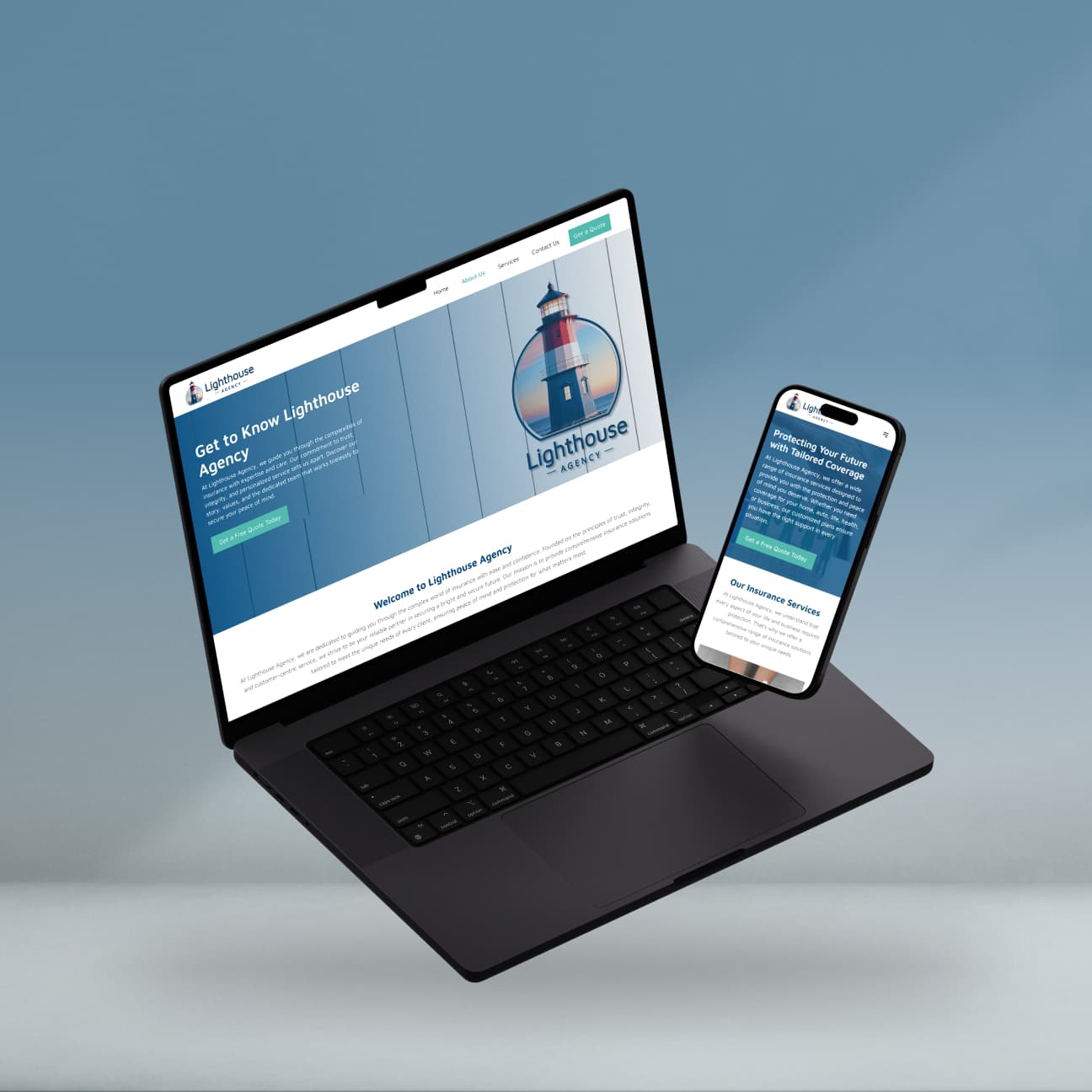 Lighthouse Agency – UI/UX for Insurance Website